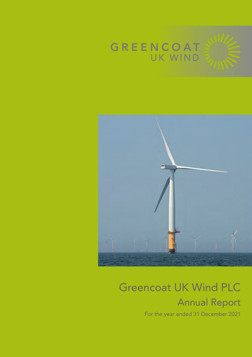 Miniature Greencoat UK Wind Rapport annuel 2021