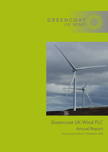 Miniature Greencoat UK Wind Rapport annuel 2022