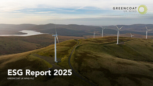 Thumbnail Greencoat UK Wind ESG Report 2025