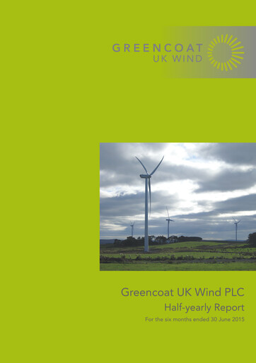 Thumbnail Greencoat UK Wind Half-year Report 2015-h1