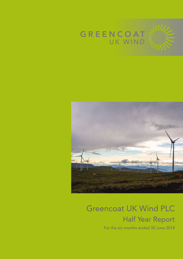 Thumbnail Greencoat UK Wind Half-year Report 2018-h1