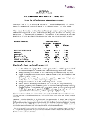 Thumbnail Softcat Half-year Report 2025-h1