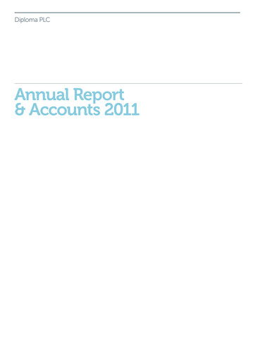 Thumbnail Diploma plc Annual Report 2011