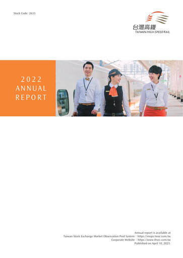 Thumbnail Taiwan High Speed Rail Annual Report 2022