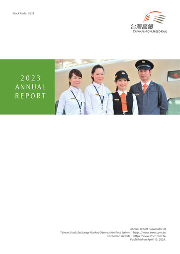 Thumbnail Taiwan High Speed Rail Annual Report 2023