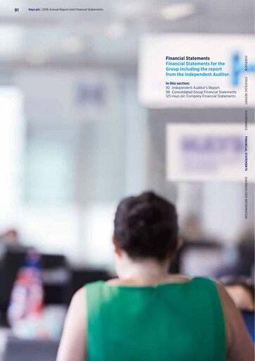 Thumbnail Hays plc Financial Statement 2016