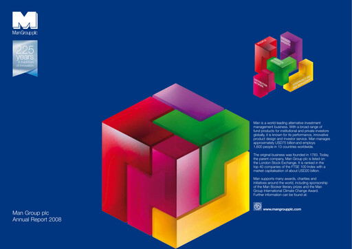 Thumbnail Man Group Annual Report 2008