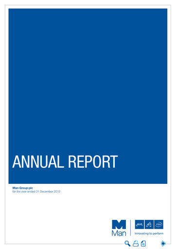 Thumbnail Man Group Annual Report 2012