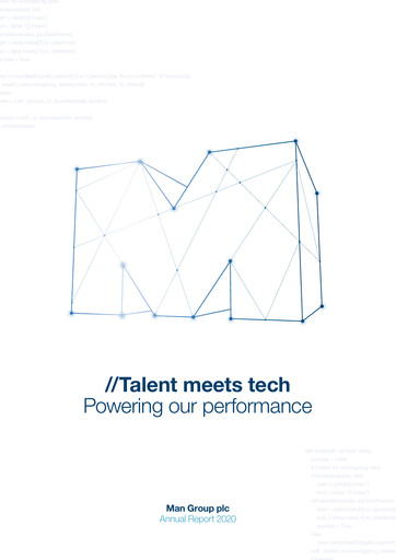 Thumbnail Man Group Annual Report 2020