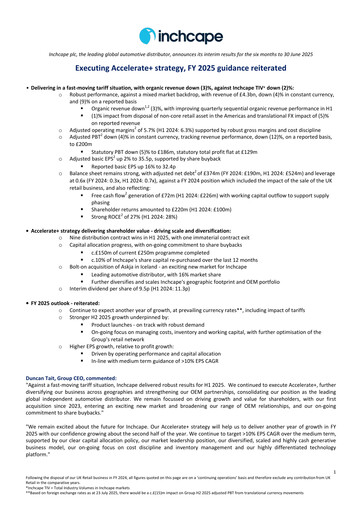 Thumbnail Inchcape Half-year Report 2025-h1