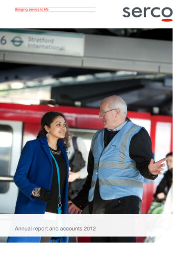 Thumbnail Serco Group Annual Report 2012