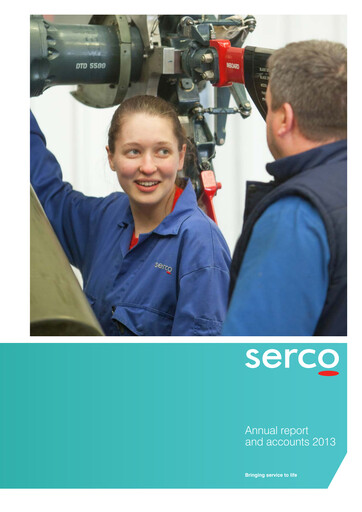 Thumbnail Serco Group Annual Report 2013