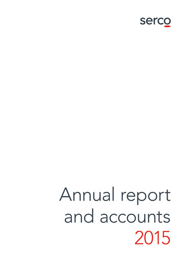 Thumbnail Serco Group Annual Report 2015