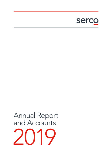 Thumbnail Serco Group Annual Report 2019