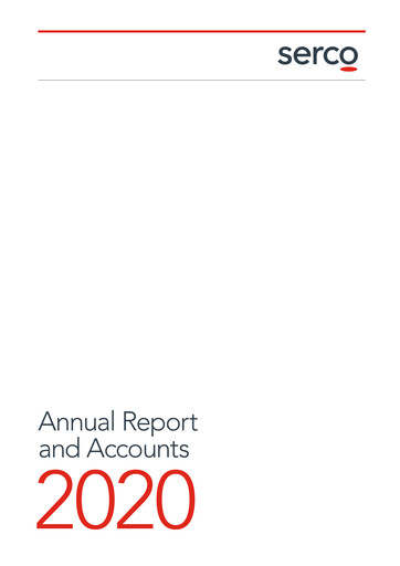 Thumbnail Serco Group Annual Report 2020