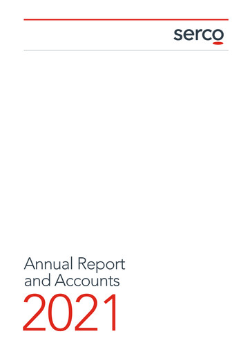 Thumbnail Serco Group Annual Report 2021