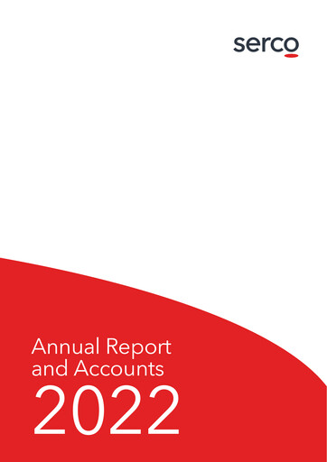 Thumbnail Serco Group Annual Report 2022