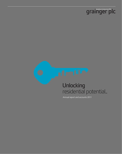 Thumbnail Grainger plc Annual Report 2011