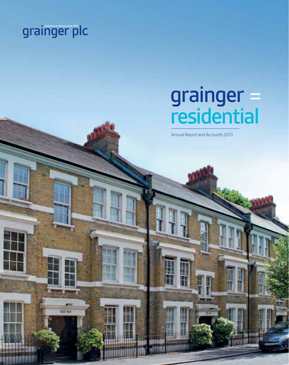 Thumbnail Grainger plc Annual Report 2013