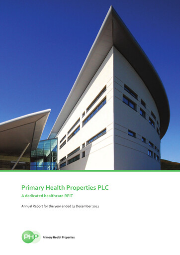 Thumbnail Primary Health Properties Annual Report 2011