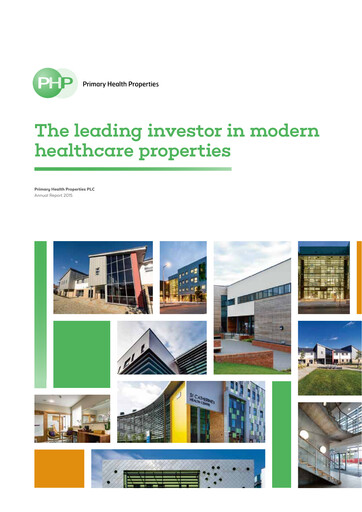 Thumbnail Primary Health Properties Annual Report 2015