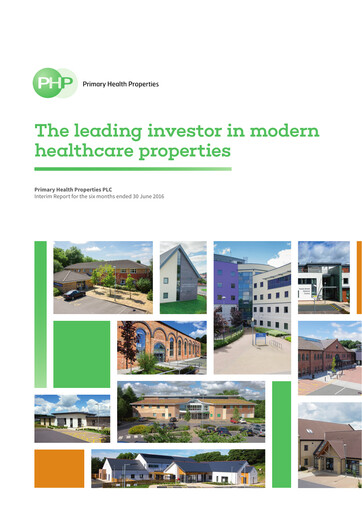 Thumbnail Primary Health Properties Half-year Report 2016-h1