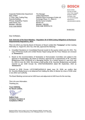 Thumbnail BOSCH India Quarterly Report 2021-q1