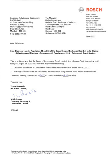 Thumbnail BOSCH India Quarterly Report 2022-q1