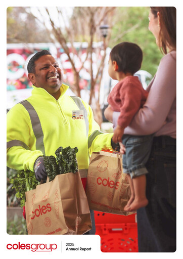 Thumbnail Coles Group
 Annual Report 2025