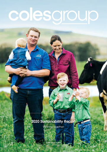 Thumbnail Coles Group
 Sustainability Report 2020
