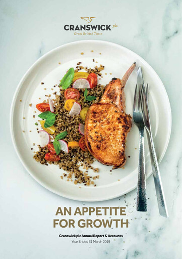 Thumbnail Cranswick Annual Report 2019