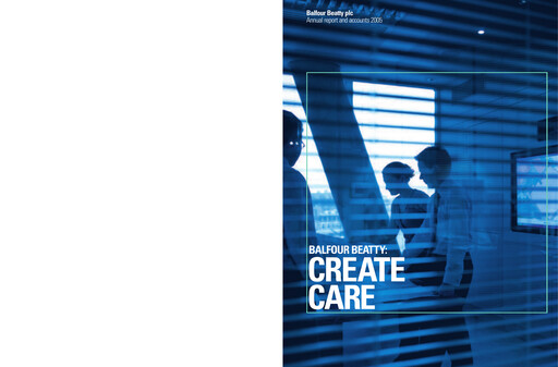 Thumbnail Balfour Beatty Annual Report 2005