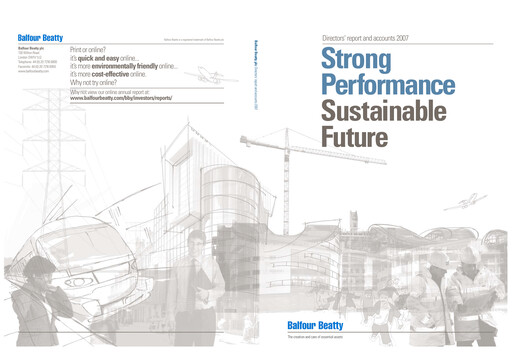 Thumbnail Balfour Beatty Annual Report 2007