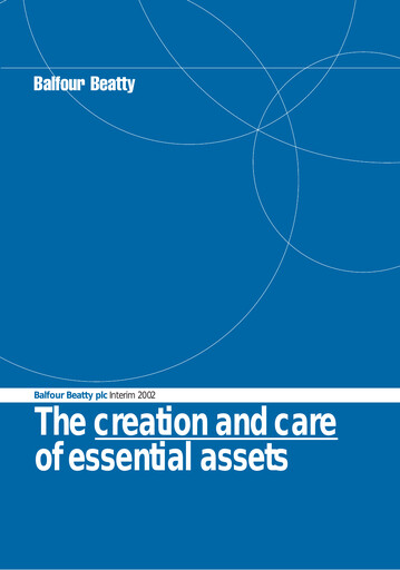 Miniature Balfour Beatty Rapport semestriel 2002-h1