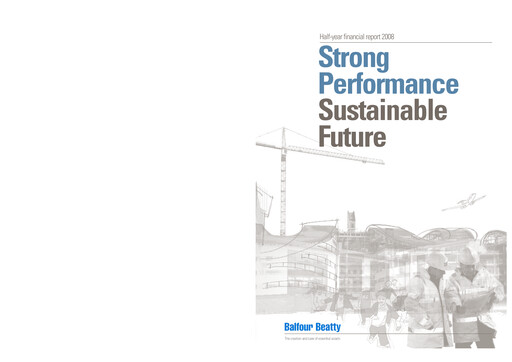 Miniature Balfour Beatty Rapport semestriel 2008-h1