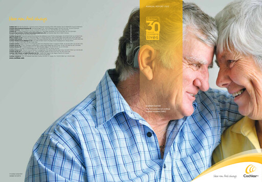 Thumbnail Cochlear Annual Report 2012