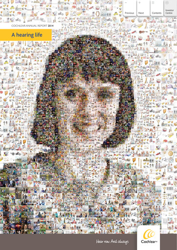 Thumbnail Cochlear Annual Report 2014