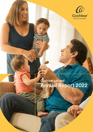 Thumbnail Cochlear Annual Report 2022