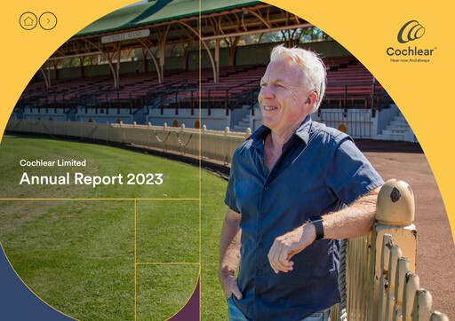 Thumbnail Cochlear Annual Report 2023