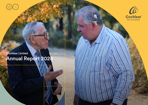 Thumbnail Cochlear Annual Report 2025