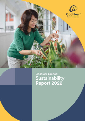 Thumbnail Cochlear Sustainability Report 2022