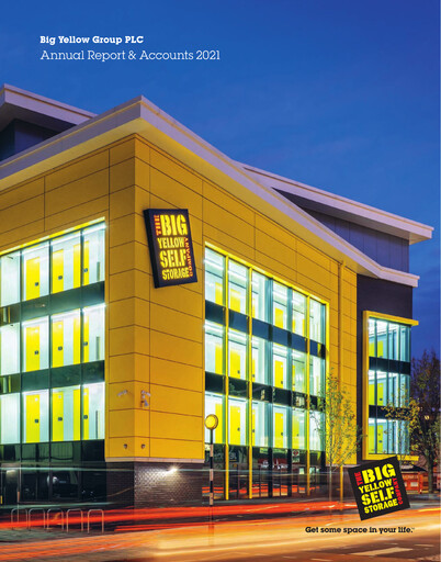 Thumbnail Big Yellow Group Annual Report 2021