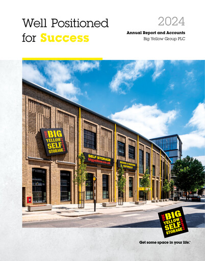 Thumbnail Big Yellow Group Annual Report 2024