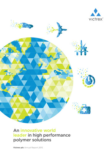 Thumbnail Victrex Annual Report 2015