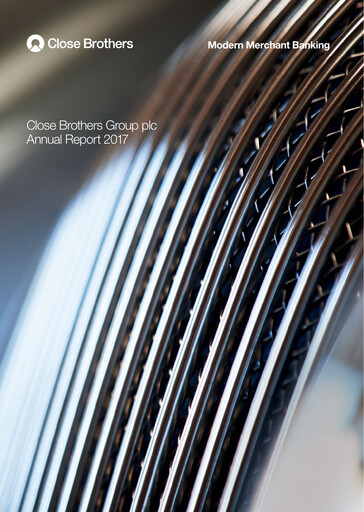 Thumbnail Close Brothers Group Annual Report 2017