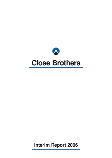 Thumbnail Close Brothers Group Half-year Report 2006-h1