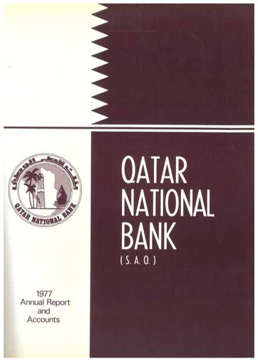 Thumbnail QNB (Qatar National Bank) Annual Report 1977