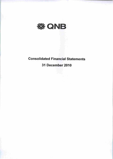 Thumbnail QNB (Qatar National Bank) Financial Statement 2010