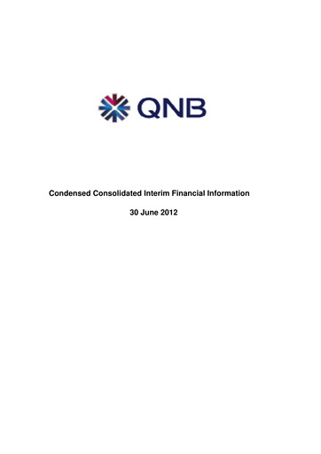 Thumbnail QNB (Qatar National Bank) Half-year Report 2012-h1