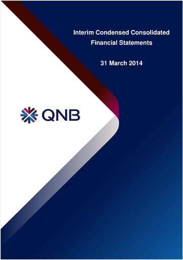 Thumbnail QNB (Qatar National Bank) Quarterly Report 2014-q1